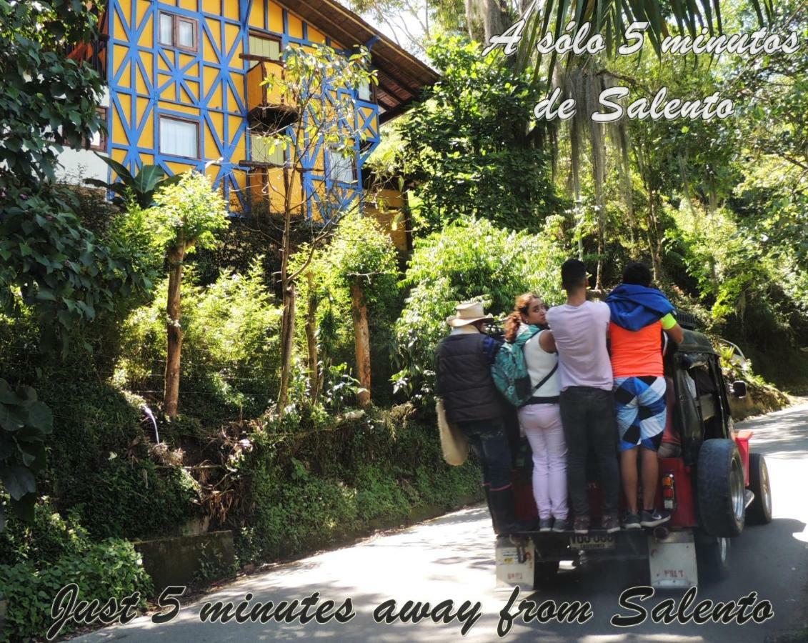 Ecorefugio Las Mirlas Salento Esterno foto